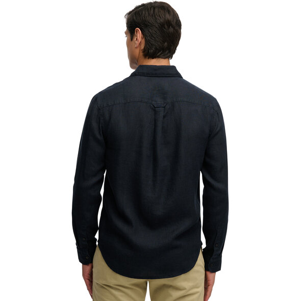 SUPERDRY STUD RIVIERA LINEN ΠΟΥΚΑΜΙΣΟ ΑΝΔΡΙΚΟ M4011103A-98T
