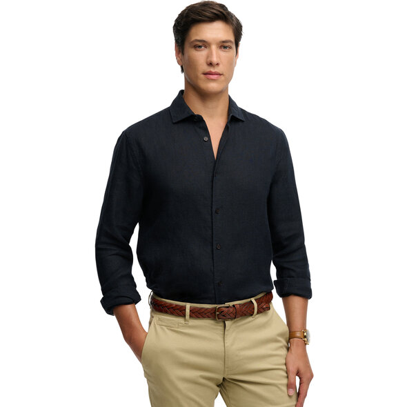 SUPERDRY STUD RIVIERA LINEN ΠΟΥΚΑΜΙΣΟ ΑΝΔΡΙΚΟ M4011103A-98T