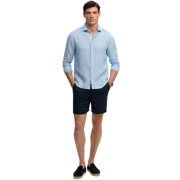 SUPERDRY STUD RIVIERA LINEN ΠΟΥΚΑΜΙΣΟ ΑΝΔΡΙΚΟ M4011103A-J9E