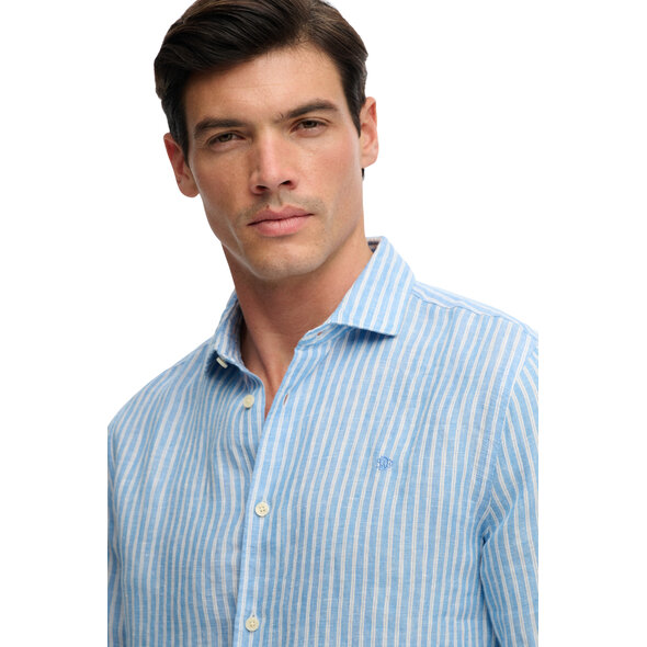 SUPERDRY STUD RIVIERA LINEN ΠΟΥΚΑΜΙΣΟ ΑΝΔΡΙΚΟ M4011103A-J9E