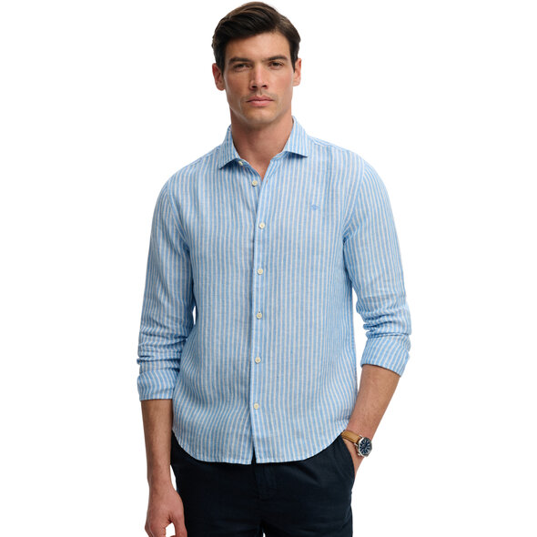 SUPERDRY STUD RIVIERA LINEN ΠΟΥΚΑΜΙΣΟ ΑΝΔΡΙΚΟ M4011103A-J9E