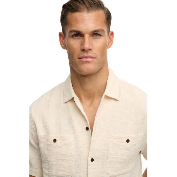 SUPERDRY STUD MERCHANT TEXTURED ΠΟΥΚΑΜΙΣΟ ΑΝΔΡΙΚΟ M4011123A-1LG