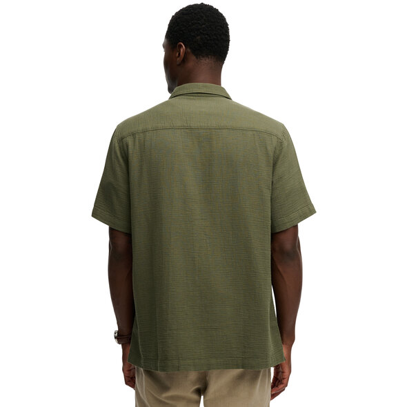 SUPERDRY STUD MERCHANT TEXTURED ΠΟΥΚΑΜΙΣΟ ΑΝΔΡΙΚΟ M4011123A-1TH