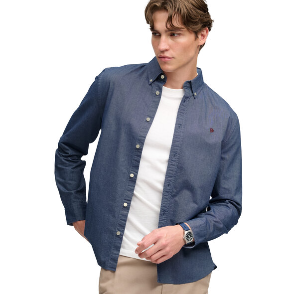 SUPERDRY 'PREPPY' OXFORD ΠΟΥΚΑΜΙΣΟ ΑΝΔΡΙΚΟ M4011247A-L8S