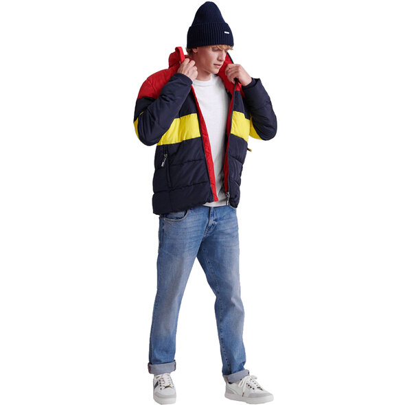 SUPERDRY COLOUR STRIPE SPORTS PUFFER ΜΠΟΥΦΑΝ ΑΝΔΡΙΚΟ M5000012A-49P