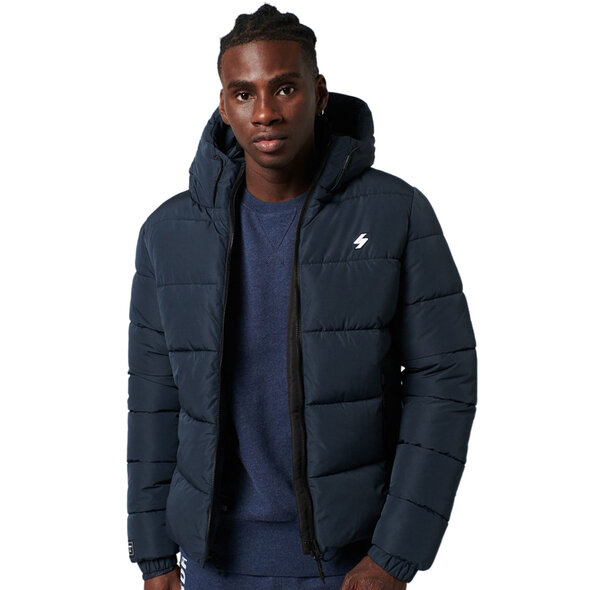 SUPERDRY HOODED SPORTS PUFFER ΜΠΟΥΦΑΝ ΑΝΔΡIKO M5011212A-98T