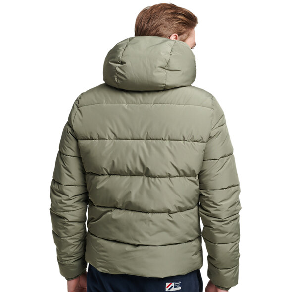 SUPERDRY HOODED SPORTS PUFFER ΜΠΟΥΦΑΝ ΑΝΔΡIKO M5011212A-GKW