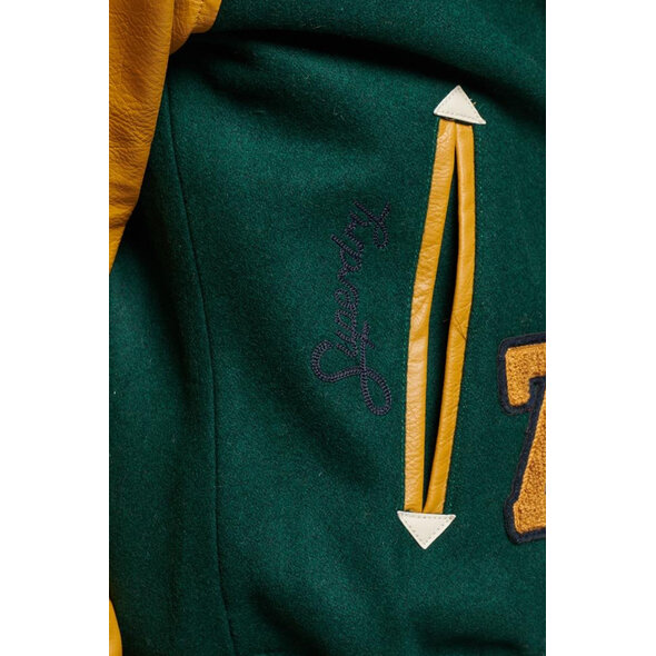 SUPERDRY COLLEGE VARSITY PATCHED BOMBER ΜΠΟΥΦΑΝ ΑΝΔΡIKO M5011729A-27E