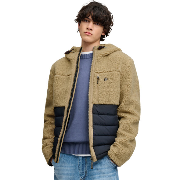 SUPERDRY OUTDOOR BORG QUILT HYBRID ΜΠΟΥΦΑΝ ΑΝΔΡΙΚΟ M5012372A-L3E