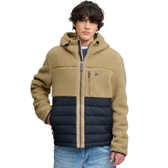 SUPERDRY OUTDOOR BORG QUILT HYBRID ΜΠΟΥΦΑΝ ΑΝΔΡΙΚΟ M5012372A-L3E