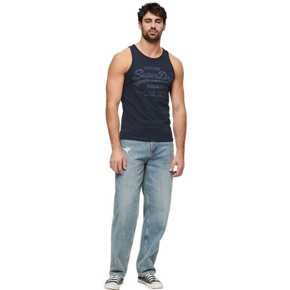 SUPERDRY CLASSIC LOGO HERITAGE AMANIKH ΜΠΛΟΥΖΑ ΑΝΔΡIKH M6010814A-98T