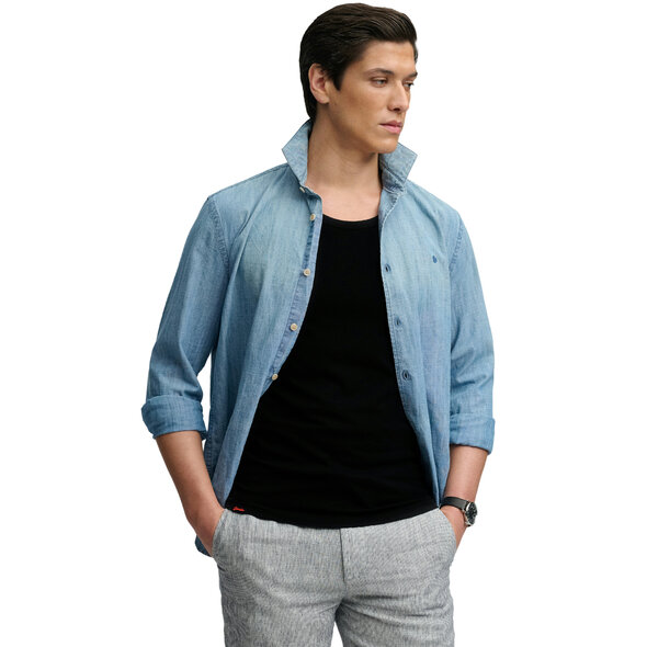 SUPERDRY ESSENTIAL ΑΜΑΝΙΚΗ ΜΠΛΟΥΖΑ ΑΝΔΡΙΚΗ M6010819B-02A