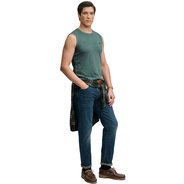 SUPERDRY CLASSIC COTTON LINEN ΑΜΑΝΙΚΗ ΜΠΛΟΥΖΑ ΑΝΔΡΙΚΗ M6010954A-KHN