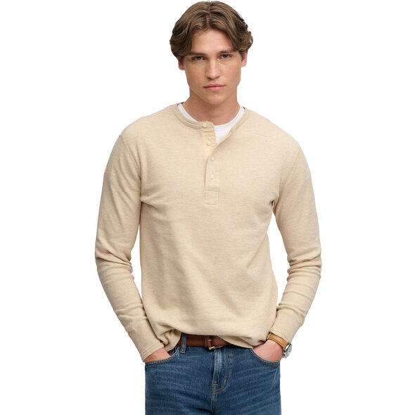SUPERDRY WAFFLE GRANDAD ΜΠΛΟΥΖΑ ΑΝΔΡΙΚΗ M6010974A-10C