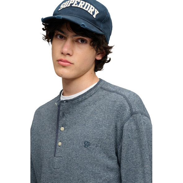 SUPERDRY WAFFLE GRANDAD ΜΠΛΟΥΖΑ ΑΝΔΡΙΚΗ M6010974A-CLY