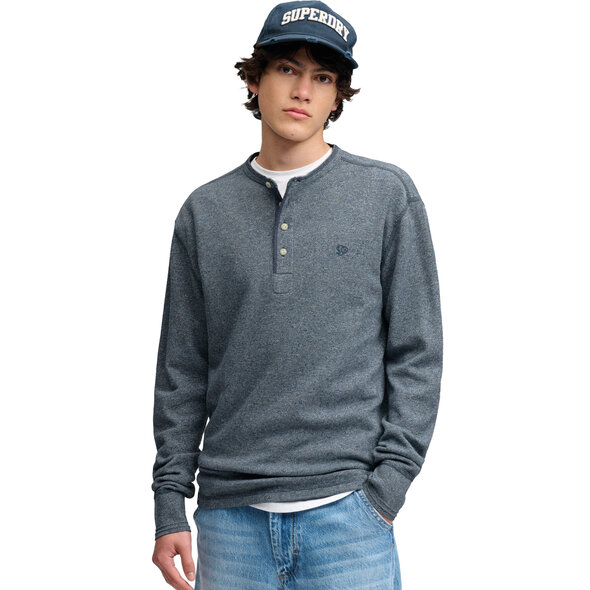 SUPERDRY WAFFLE GRANDAD ΜΠΛΟΥΖΑ ΑΝΔΡΙΚΗ M6010974A-CLY