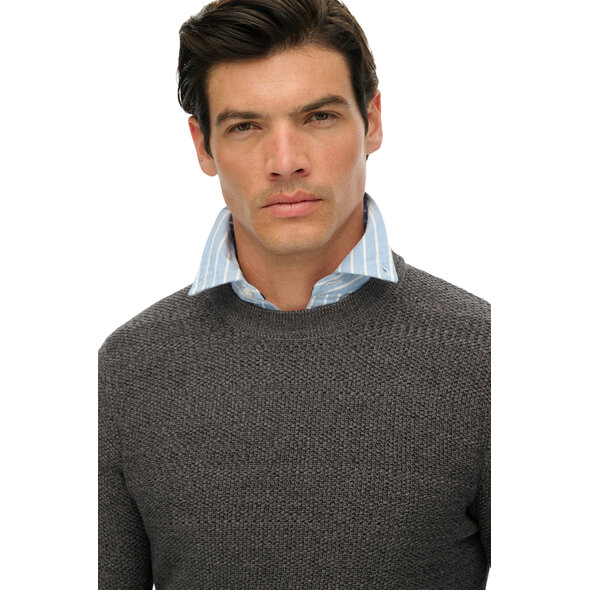 SUPERDRY  COTTON TEXTURE ΠΛΕΚΤΟ ΑΝΔΡΙΚΟ M6110681A-AMI