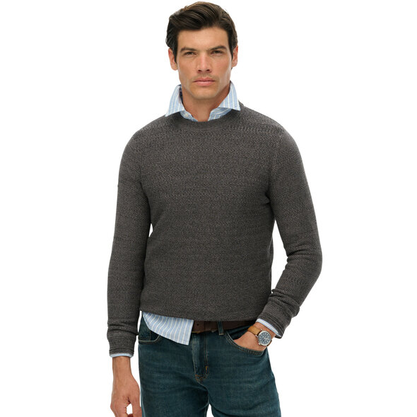 SUPERDRY  COTTON TEXTURE ΠΛΕΚΤΟ ΑΝΔΡΙΚΟ M6110681A-AMI