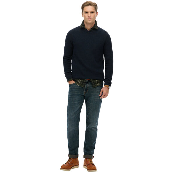 SUPERDRY  COTTON TEXTURE ΠΛΕΚΤΟ ΑΝΔΡΙΚΟ M6110681A-XKP