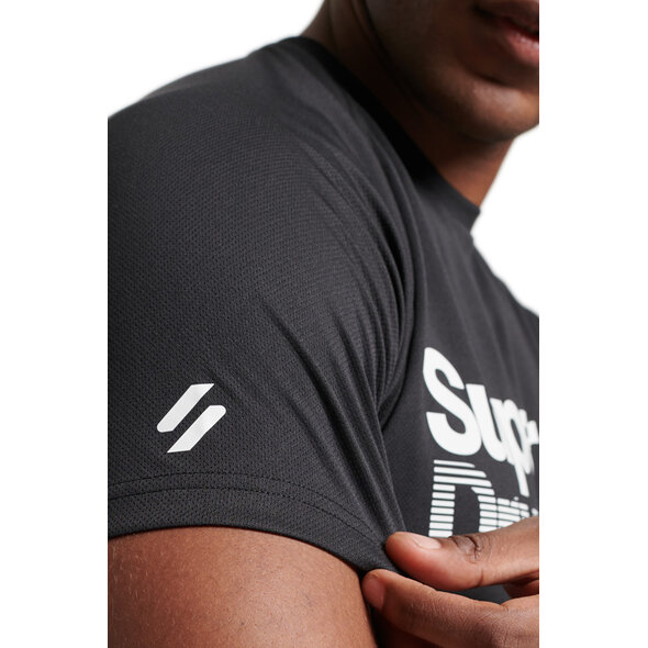SUPERDRY TRAIN ACTIVE LOGO ΜΠΛΟΥΖΑ ΑΝΔΡIKH MS311486A-02A