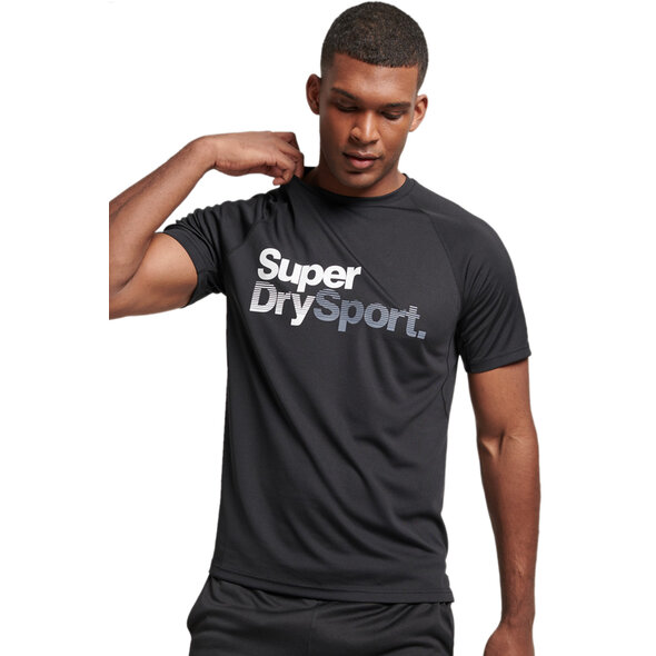 SUPERDRY TRAIN ACTIVE LOGO ΜΠΛΟΥΖΑ ΑΝΔΡIKH MS311486A-02A