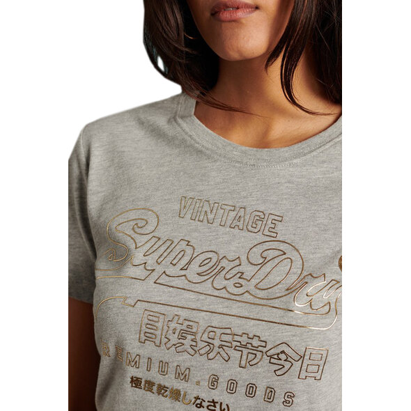 SUPERDRY VINTAGE LOGO LUSTER ΜΠΛΟΥΖΑ ΓΥΝΑΙΚEIA W1010226A-07Q
