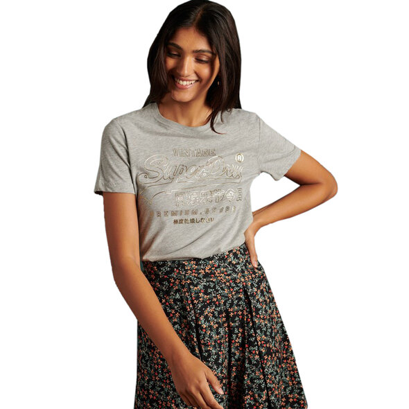 SUPERDRY VINTAGE LOGO LUSTER ΜΠΛΟΥΖΑ ΓΥΝΑΙΚEIA W1010226A-07Q