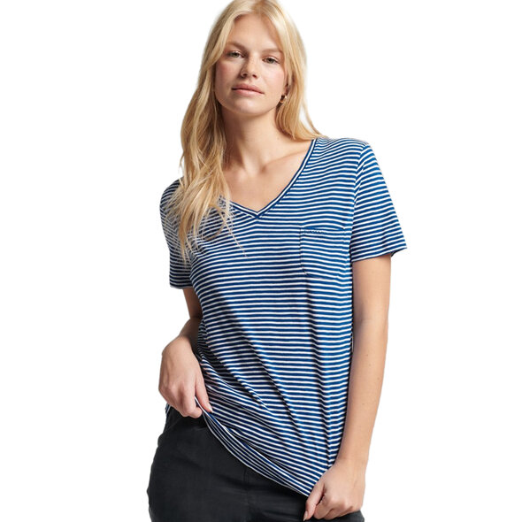 SUPERDRY ΜΠΛΟΥΖΑ ΓΥΝΑΙΚEIA ME VEE W1010521A-7DN