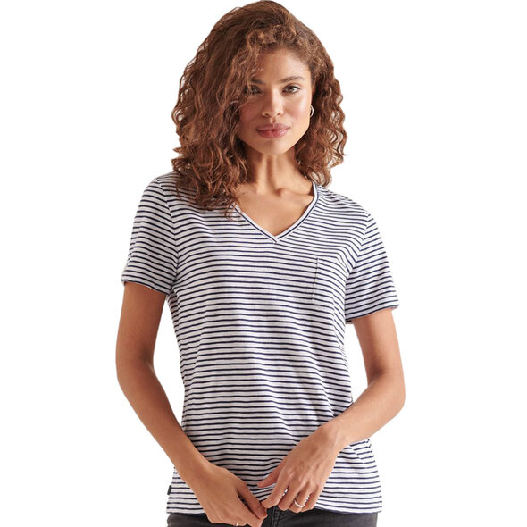 SUPERDRY ΜΠΛΟΥΖΑ ΓΥΝΑΙΚEIA ME VEE W1010521A-AFQ