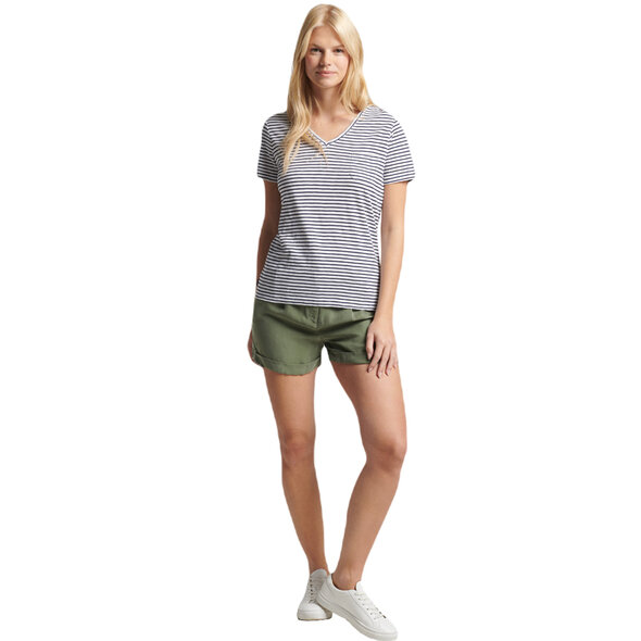 SUPERDRY STUDIOS POCKET V-NECK ΜΠΛΟΥΖΑ ΓΥΝΑΙΚEIA W1010521B-AFQ