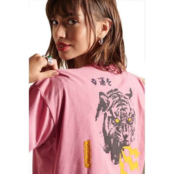 SUPERDRY EMBELLISHED SUKA BOXY ΜΠΛΟΥΖΑ ΓΥΝΑΙΚEIA W1010635A-5YO