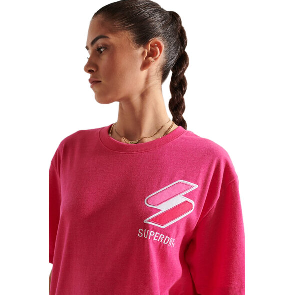 SUPERDRY CODE LOGO APPLIQUE ΜΠΛΟΥΖΑ ΓΥΝΑΙΚEIA W1010664A-ARS