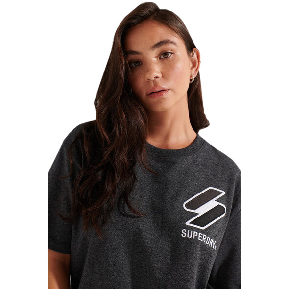 SUPERDRY CODE LOGO APPLIQUE ΜΠΛΟΥΖΑ ΓΥΝΑΙΚEIA W1010664A-VWO