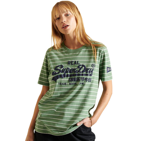 SUPERDRY VINTAGE LOGO SOURCE STRIPE ΜΠΛΟΥΖΑ ΓΥΝΑΙΚEIA W1010692A-6HO