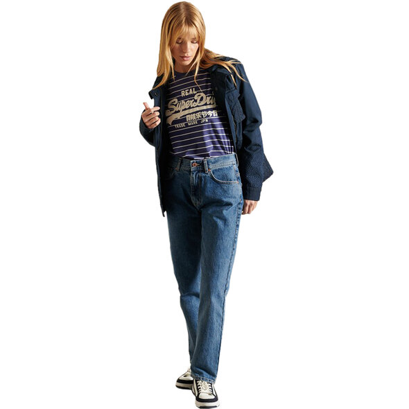 SUPERDRY VINTAGE LOGO SOURCE STRIPE ΜΠΛΟΥΖΑ ΓΥΝΑΙΚEIA W1010692A-6OQ