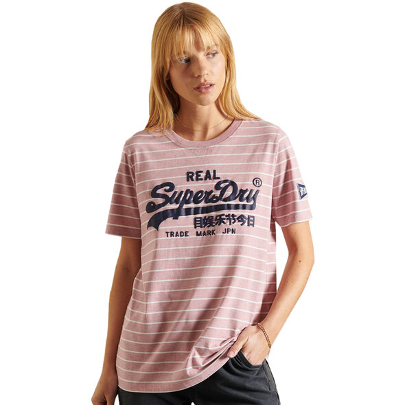 SUPERDRY VINTAGE LOGO SOURCE STRIPE ΜΠΛΟΥΖΑ ΓΥΝΑΙΚEIA W1010692A-6OR