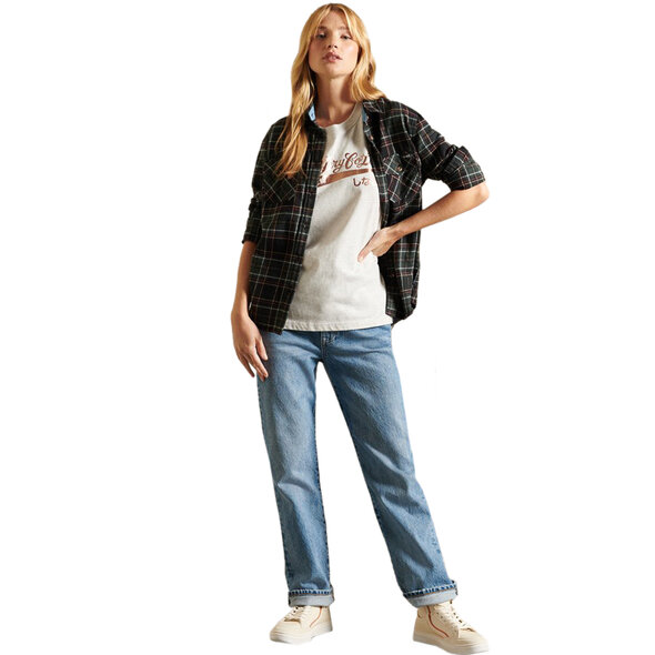 SUPERDRY SCRIPT STYLE WORKWEAR FOIL ΜΠΛΟΥΖΑ ΓΥΝΑΙΚEIA W1010694A-43D