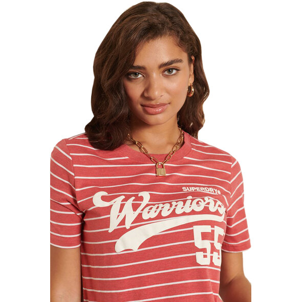 SUPERDRY SCRIPT STYLE COLLEGE STRIPE ΜΠΛΟΥΖΑ ΓΥΝΑΙΚEIA W1010695A-ONJ