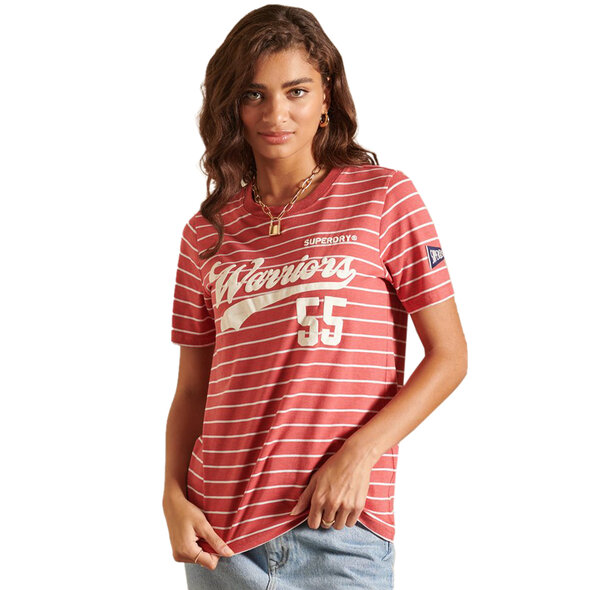 SUPERDRY SCRIPT STYLE COLLEGE STRIPE ΜΠΛΟΥΖΑ ΓΥΝΑΙΚEIA W1010695A-ONJ