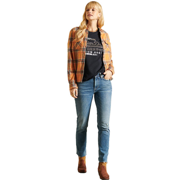 SUPERDRY VINTAGE LOGO TONAL ΜΠΛΟΥΖΑ ΓΥΝΑΙΚEIA W1010696A-12A