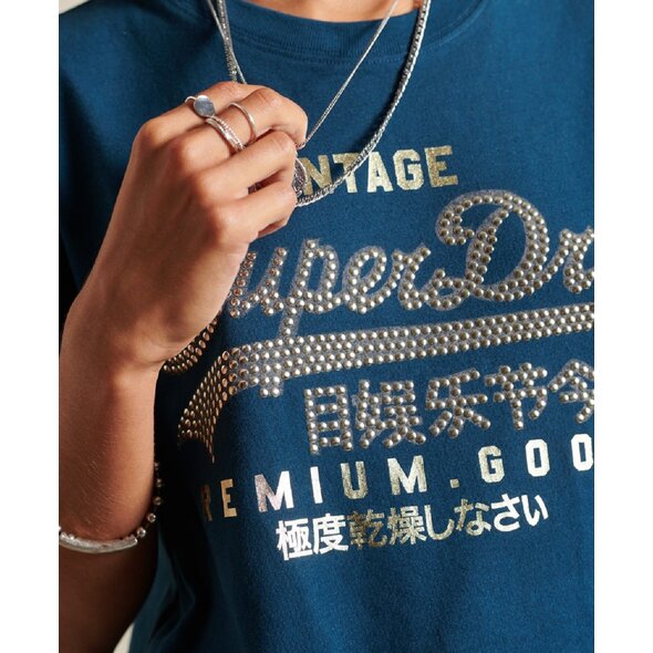 SUPERDRY VINTAGE LOGO TONAL ΜΠΛΟΥΖΑ ΓΥΝΑΙΚEIA W1010696A-92N