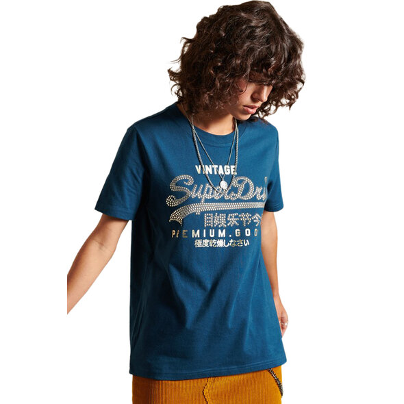 SUPERDRY VINTAGE LOGO TONAL ΜΠΛΟΥΖΑ ΓΥΝΑΙΚEIA W1010696A-92N