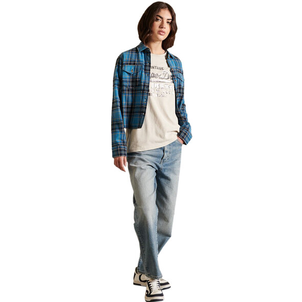 SUPERDRY VINTAGE LOGO TONAL ΜΠΛΟΥΖΑ ΓΥΝΑΙΚEIA W1010696A-RQR