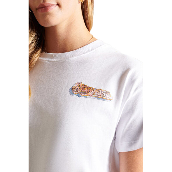 SUPERDRY BOHO GRAPHIC CROP BOXY ΜΠΛΟΥΖΑ ΓΥΝΑΙΚEIA W1010728A-01C