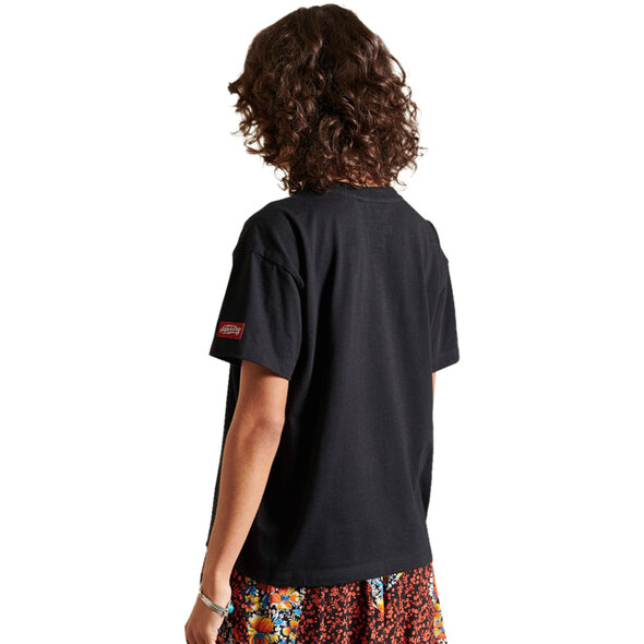SUPERDRY BOHO GRAPHIC CROP BOXY ΜΠΛΟΥΖΑ ΓΥΝΑΙΚEIA W1010728A-02A