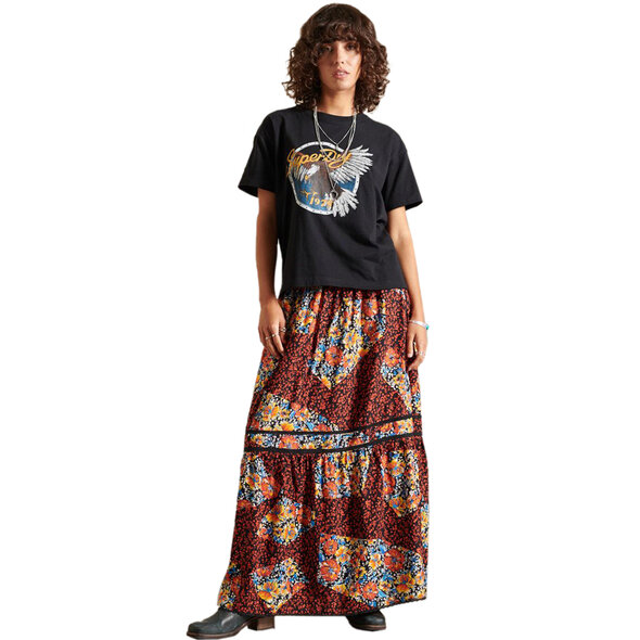 SUPERDRY BOHO GRAPHIC CROP BOXY ΜΠΛΟΥΖΑ ΓΥΝΑΙΚEIA W1010728A-02A