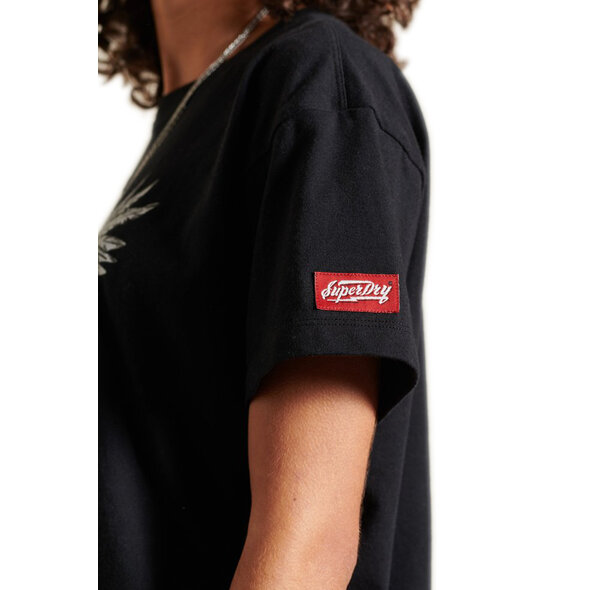 SUPERDRY BOHO GRAPHIC CROP BOXY ΜΠΛΟΥΖΑ ΓΥΝΑΙΚEIA W1010728A-02A