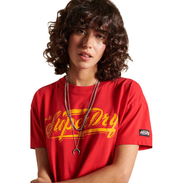 SUPERDRY BOHO GRAPHIC CROP BOXY ΜΠΛΟΥΖΑ ΓΥΝΑΙΚEIA W1010728A-VRI