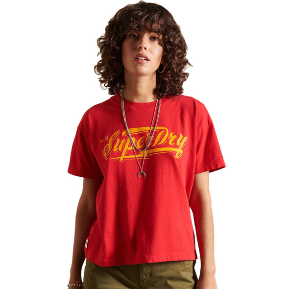 SUPERDRY BOHO GRAPHIC CROP BOXY ΜΠΛΟΥΖΑ ΓΥΝΑΙΚEIA W1010728A-VRI