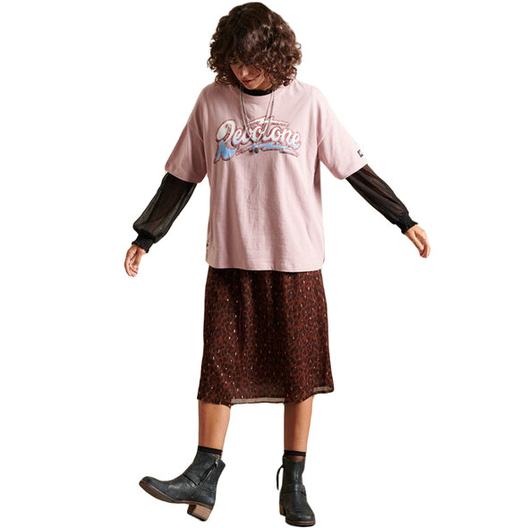 SUPERDRY BOHO GRAPHIC BOX FIT ΜΠΛΟΥΖΑ ΓΥΝΑΙΚEIA W1010729A-10R